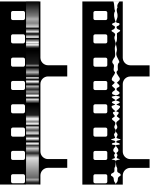 снова идеи - звук это вибрация воздуха (аналог . Что бы звучала к примеру музыка, нужна последовательность вибраций разных частот, громковсти итп. Отец граммофона - фонограф с похожим действующим принципом, который как сейсмограф (принцип работы на картинке) записывал звуки в виде бороздок на воске - звуковые волны вызывают колебание иглы и это оставляет соответствующий "отпечаток" - след.

Теперь к грамофону и "говорящей бумаге" - оба они читают сигнал и превращают в вибрацию, тем самым производя звук. Только граммофон хранит записи в виде неровных бороздок, тем самым напрямую выдавая звук (иглы идёт по дорожке, вибрирует на неровностях, вибрация передаётся на мембрану и вуаля - звук. Это как приложить вибрирующий моторчик к челюсти - можно услыжать жужжание в ухе даже если мотор практически безшумный), 
А "говорящая бумага" играет уже с электроникой - изменения  на звуковой дорожке отображены в виде переменных полос, похожих на принцип аналоговой взукозаписи на старых кинолентах (вторая картинка). Пучок света проходит через ленту когда она прокручивается, и чёрный цвет в полосах поглощает часть цвета, вызывая "пульсирование", которое считывает фотоэлемент. Эта пульсация (она же вибрация) переводится в электрический ток как в телефоне, а дальше опять - магнит, мембрана, звук. 

Там ест ьсвои хитрости, но общий принцип такой.