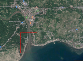 Что и требовалось доказать. Дополнение к моему комменту. Вот что показывает нам гугля. В красном квадратике предположительное место деревни. А как всем видно, выше на реке городок. Не большой, но. От него водопровод протянуть раз плюнуть. Но его нет. А зато есть мечети, магазины, банк и проч. Ну и бабки при деле безусловно. Повторюсь. "Дебилы, бл..!"