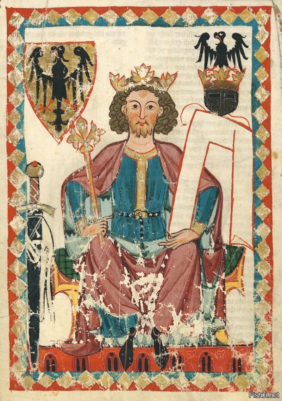 "В 1183 году в Эрфурте пировали гости императора Фридриха."

Позанудствую. Согласно немецкой Википедии со ссылкой на хронику, это произошло 26 июля 1184 года. Главным действующим лицом был не император Фридрих (Барбаросса), а его сын, король Генрих VI, который, правда, тоже стал императором, но позднее. Вот он на картинке.

А вот ссылка на Вики: