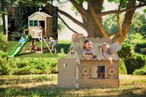 Об края картона, из которого сделан этот домик, можно обрезаться как об край бумаги, боль таже. Сомнительное удовольствие. Как вспомню, так вздрогну.