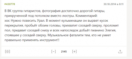 Электрогитара Урал 650 Арт 422 - легендарная советская электрогитара