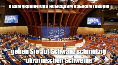 Еуропейские будни: В ПАСЕ послали украинцев на три буквы