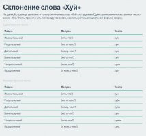 Правильное: на х..уе (предложный падеж)