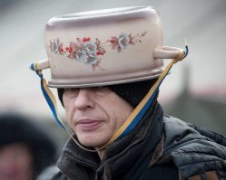 Кастрюльку забыл снять?