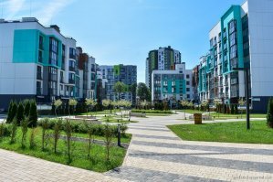 Я тоже живу в спальном районе в дешевом панельном доме, но дворы у нас выглядят, мягко скажем по другому))