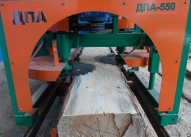 Самодельная ленточная пилорама из подручных материалов