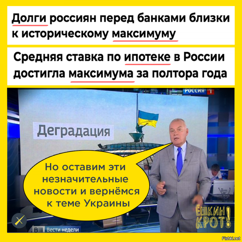 Типичные повадки пропагандона. Сразу вспоминать Украину.