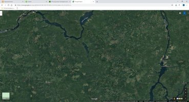 подумал про лень-матушку многих, заскринил сам кусочек тайги. Все, что похоже на светлые прямоугольнички - это и есть убитая тайга. Даже ежели садить там деревья сразу - вырастут они лет через 40!