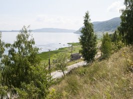 Волга у с. Ширяево. В этом селе художник Илья Ефимович Репин создавал картину "Бурлаки на Волге", а прототипами стали ширяевские мужики