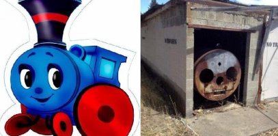 Скелет паровозика из Ромашково меня огорчи. 
Я не знал, что он умер.
