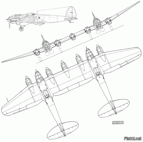 Немцы в свое время то-же озадачились подобной штукой.  He.111z-1