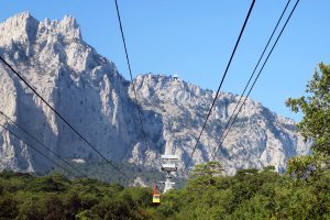 Канатная дорога на Ай-Петри. Крым.