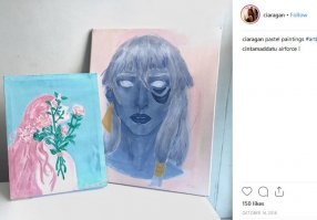 Задолбали фишки пиарить драных инстаграмщиц и врать нам тут про 400 тысяч лайков. Пусть подписчиков в других местах собирает, тоже мне - чудо-швея выискалась. Очередная самовлюблённая курица с завышенным самомнением. 

Посмотрела я её "творчество" в 17 лет, что-то не впечатлило - вот Николай Фёдорович Дмитриев, который в 15 лет трагически погиб, был художником и творцом. Прилагаю пару его работ для сравнения с этой выскочкой. 
Хватит подменять понятия!