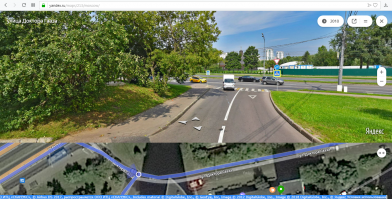 Я бы в данной ситуации написал в объяснении что-то типа такого (в общих чертах):
"Двигался по дороге, не имеющей обозначений того, что она является второстепенной, соответственно, расценивал перекресток как пересечение равнозначных улиц, что подтверждается на фото и видео-материалах с места ДТП. Слева на полосу для общественного транспорта, обозначенную разметкой 1.23.1 - "А" перестроился автомобиль Мерседес. Так как движение по полосе для общественного транспорта запрещено, маневр водителя а/м Мерседес согласно ПДД мог быть совершен только с целью дальнейшего поворота направо, к тому же на пересечении равнозначных дорог автомобиль, движущийся слева, должен был уступить мне дорогу. Соответственно, руководствуясь ПДД, я продолжил движение..."
Так же в заявлении следовало указать, что сделанные на месте ДТП фото и видео-материалы были показаны сотруднику ГИБДД и будут предоставлены на отдельном носителе. При явке к следователю первым делом нужно было приобщить соответствующим заявлением снимки и видео к материалам дела. И конечно же, следовало сфотографировать схему ДТП, составленную на месте, чтобы потом на ней не появились новые обозначения.
Тогда бы всё могло решиться иначе. А так, похоже, что следователь (это не тот, кто выезжал на ДТП, а сотрудник, разбирающий ситуации зачастую просто в кабинете, не выезжая на места аварий) руководствовался не реальной ситуацией, а схемами, которые есть в ГИБДД (вероятно, что они совпадают с тем, что зафиксировано в Яндексе). Эти схемы не всегда показывают реальную ситуацию на дороге. 
Теперь же шансы у автора решить дело в свою пользу ещё есть, но это будет дольше, дороже и геморнее.