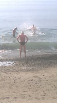 Баня с офуро на берегу моря