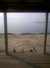 Баня с офуро на берегу моря