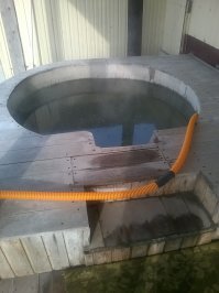 Баня с офуро на берегу моря