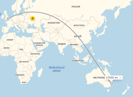 Нихрена себе, крылья отмахала из Англии в Австралию, а теперь ещё обратно надо.