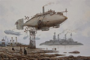 Стимпанк (или паропанк)   направление научной фантастики, моделирующее цивилизацию, в совершенстве освоившую механику и технологии паровых машин. То что в позапрошлом веке было реальностью, сейчас стало фантастикой.