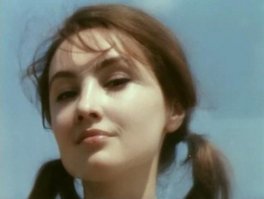 Актриса советского кино Людмила Гарница, 1975 год.