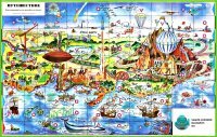 может и не самая популярная - но самая крутая "настолка"
я в детстве часами мог эту карту рассматривать :)