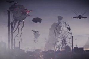 Мрачноватые колёса обозрения