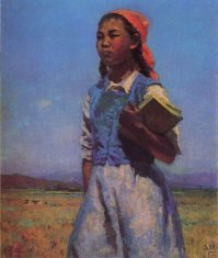 И тут я вспомнил вот эту картину из учебника по "Русскому языку", по которой нужно было написать сочинение