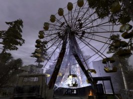 Про колесо в Припяти враки. Особенно на фото изнутри, там аномалия так хреначит, что и близко не подойдёшь!