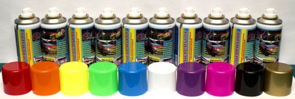 Меловая аэрозольная краска.