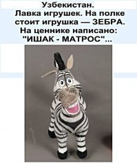 Я согласен с узбеками. Это стопудово не зебра