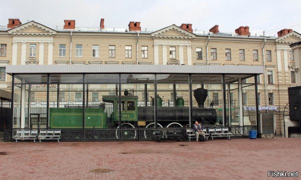 Паровоз №293 В.И.Ленина. Финляндский вокзал, Санкт-Петербург.