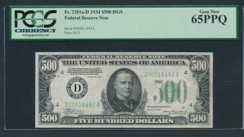 Проходили уже в США - были и 500$, 1000$, 5000$, 10000$  и даже 100000$  но последний раз выпуск был в 1934 г серии. например из 10000$ банкнот не сданных обратно в государственный банк числятся 334, из них известны где находятся 215, из которых 100 в виде стенда "Binions Horseshoe in Las Vegas" - Миллион под стеклом в Лас Вегасе, Невада.
ценник на них доходит до 15-30 номиналов. но прошло уже 85 лет.