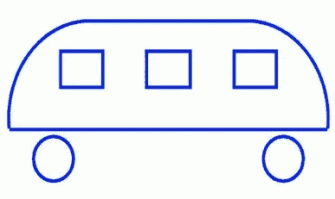 В какую сторону этот автобус ехал бы в России?