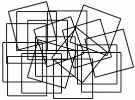 Сколько здесь квадратов одного размера?