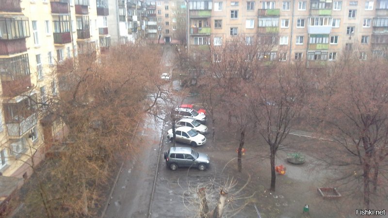 Город М. Дождь со снегом.