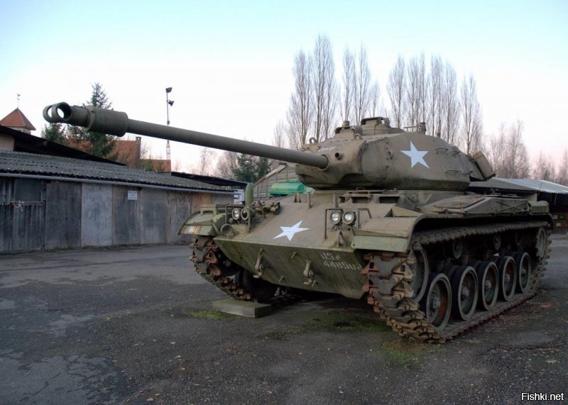 Очень похож на M41 Walker Bulldog