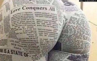 Бронетехнику маскируют газетами