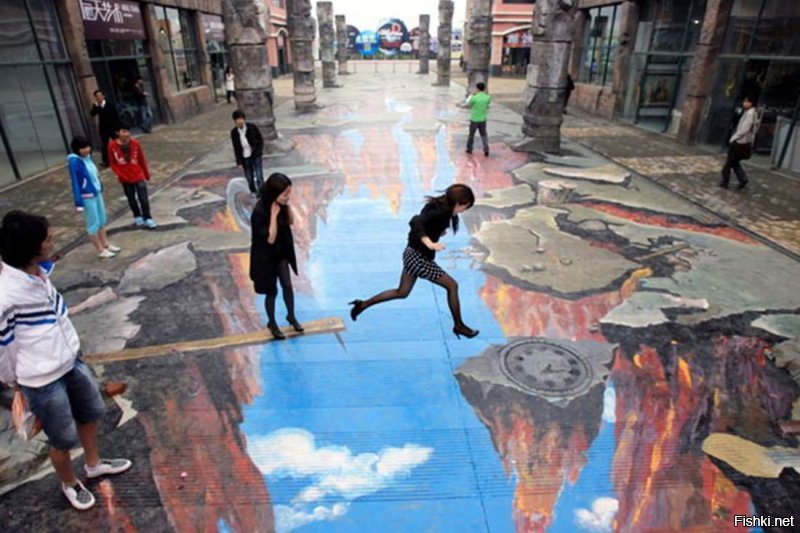 Интересные 3D-граффити от команды Spektr