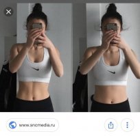 Они почти одинаковые, примерно как м3 и лада Веста. 
А если девушка встанет на носочки как на фото и выгнется, прикиньте, у неё будет такая же талия, как на фото слева;)