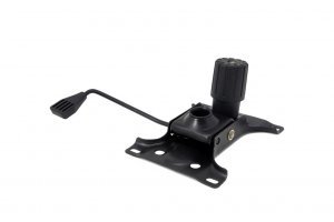 Так это ведь "барный стул", он не должен подниматься и опускаться, по идее. Но, допустим, что есть в этом стуле функция подъёма-опускания. Судя по кнопке в торце газлифта - есть. Но где механизм качания? Его пробить газлифт просто не сможет. Ну вот как его может пробить газлифт: