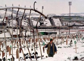 вот это лучше отражает то, что стало с Сараево после "мирного" визита НАТО