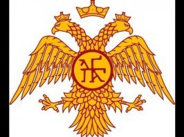 Эта двухголовая птица благополучно живет со времен Византийской империи) А в Византию пришла из Хеттского царства (13 в до н. э. между прочим). То есть символу примерно 3300 лет.  ))
1 - орел из Хеттского царства.
2 - герб Византии.