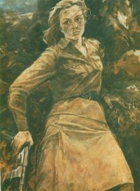 Вспомнил, где видел. "А зори здесь тихие".1972г. Картина-1984г. Ничего не имею против, просто слегка непонятно.