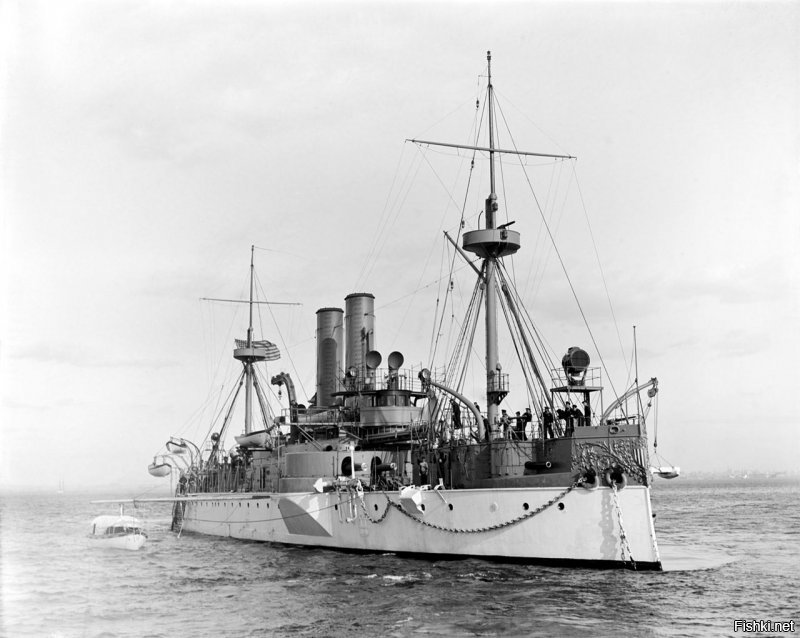 Вот этот USS Maine (ACR-1) затонул в Гаване. А тот чьё фото в статье, USS Maine (BB-10) был построен в 1902-м в серии из трех кораблей, проплавал благополучно до 20-х годов и позже был разобран на металл.
