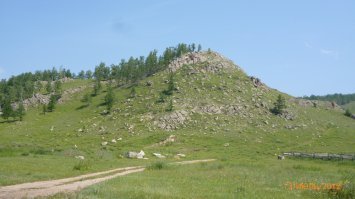 Дорога Шира - Коммунар. Хакасия.