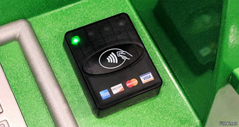 Вероятно речь о банкоматах с прикладыванием карты через NFC или PayPass. При каждой операции ее надо прикладывать.