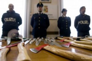 Ну тут как бы если получше досмотреть вначале, то внутри будет на 99,99% норм, а если наоборот, то 99,99% что приключений не избежать. Вот так итальянские фанаты ходят на предматчевые стычки. На фото изьятое)) а могло бы быть и на стадионе.