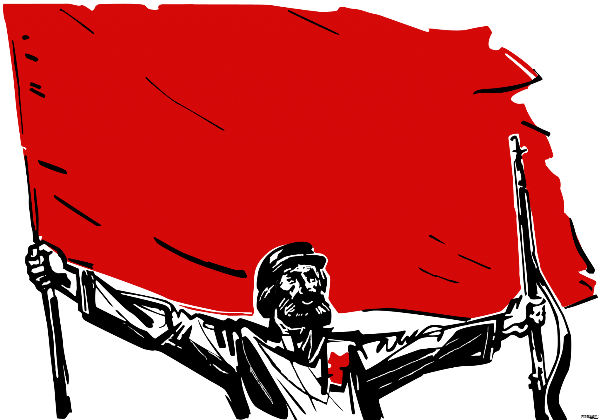 Красный флаг революции 1917