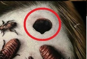 Дырка наверное настоящая!