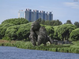 Да не, какой нафиг фотошоп? Он сюда каждый день попить приходит!)